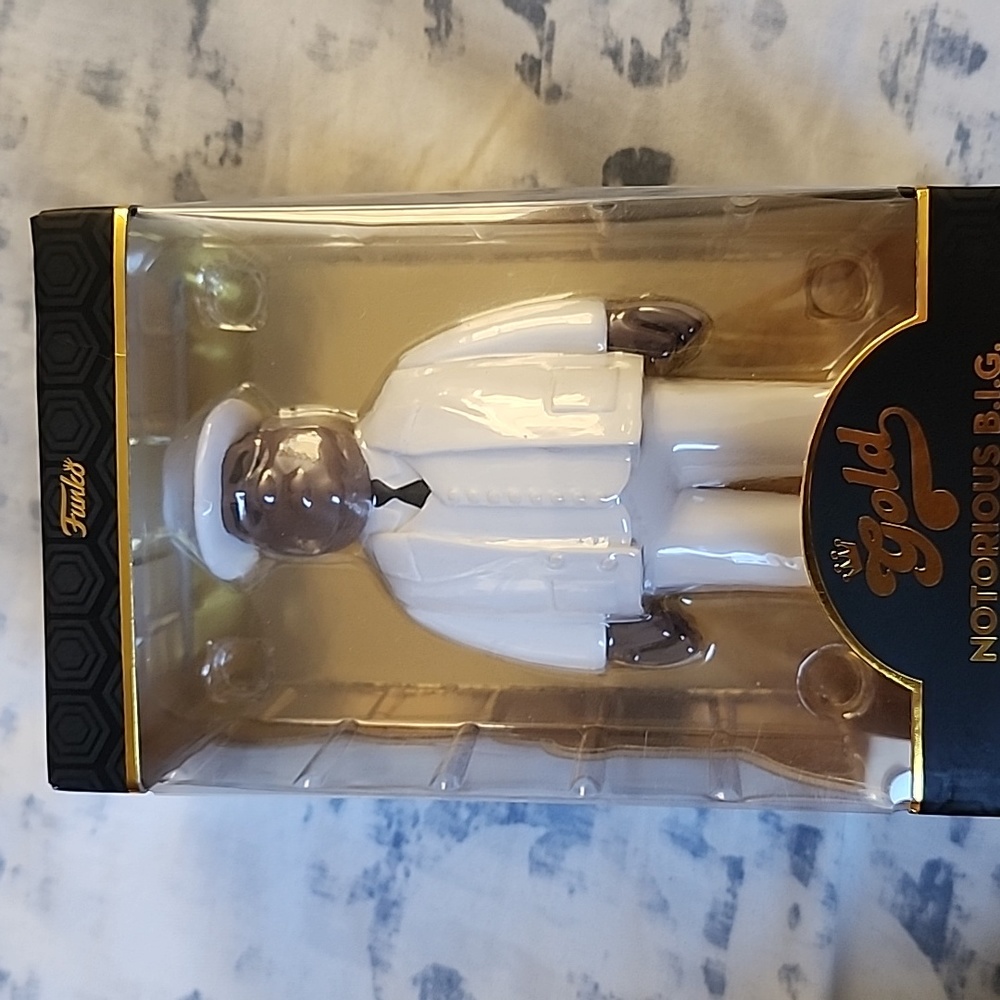 Funko Gold Notorious big premium vinyl figure .